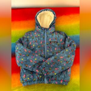 Members Only SpongeBob Coat
Size: Woman’s Medium